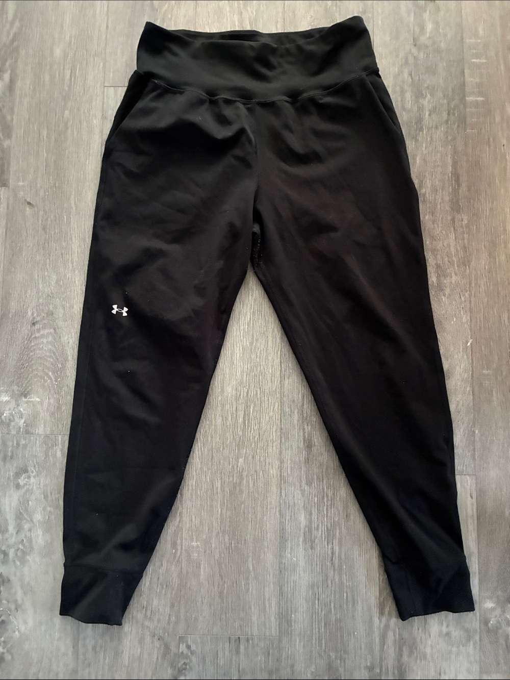 Under Armour Kids Black Jogger Sweatpants with Logo